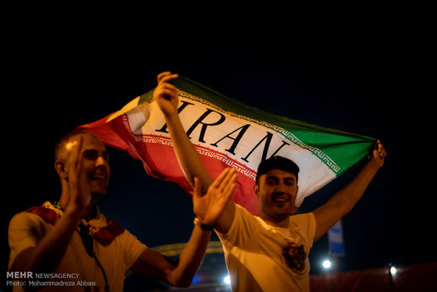 Kazan’da İran Milli Takımı taraftarları