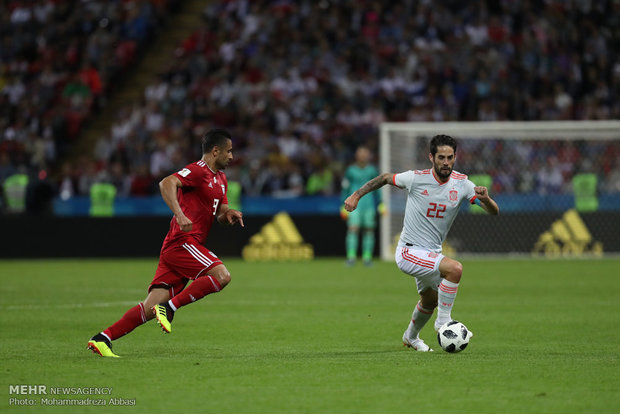 İran-İspanya maçından kareler