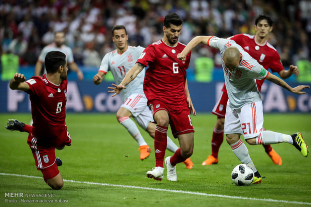 Iran vs Spain at World Cup 2018