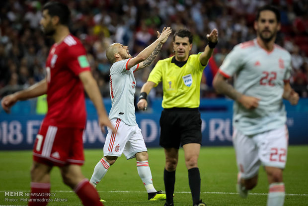 Iran vs Spain at World Cup 2018