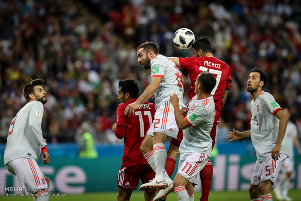 Iran vs Spain at World Cup 2018