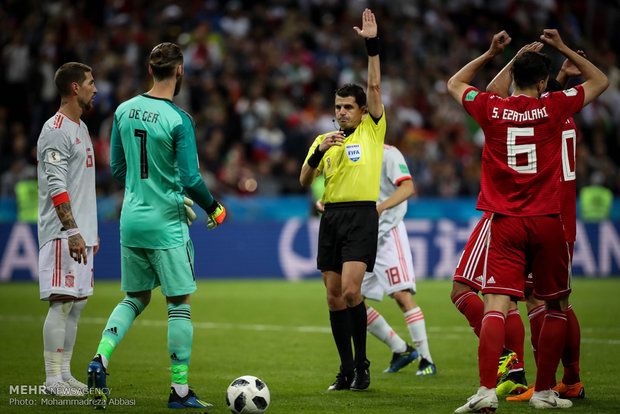 Iran vs Spain at World Cup 2018