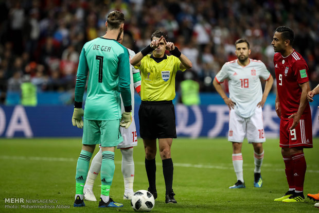 Iran vs Spain at World Cup 2018