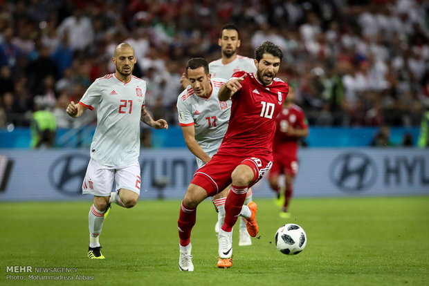 Iran vs Spain at World Cup 2018