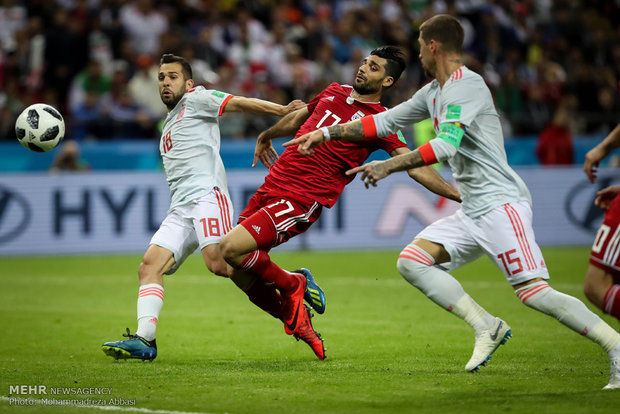 Iran vs Spain at World Cup 2018