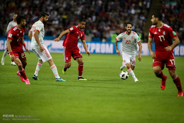 Iran vs Spain at World Cup 2018