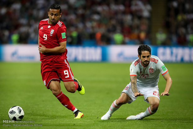 Iran vs Spain at World Cup 2018