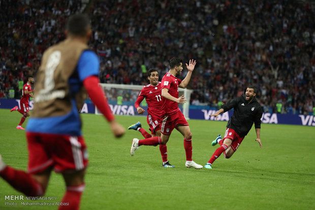 Iran vs Spain at World Cup 2018