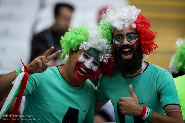حاشیه دیدار تیم های ایران و اسپانیا