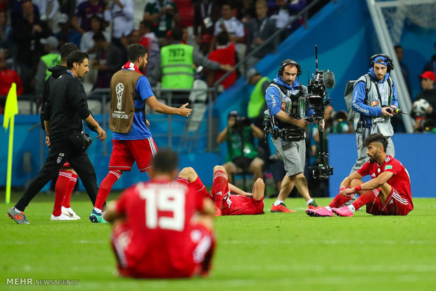 مشاهد من لقاء ايران واسبانيا في كأس العالم 2018 