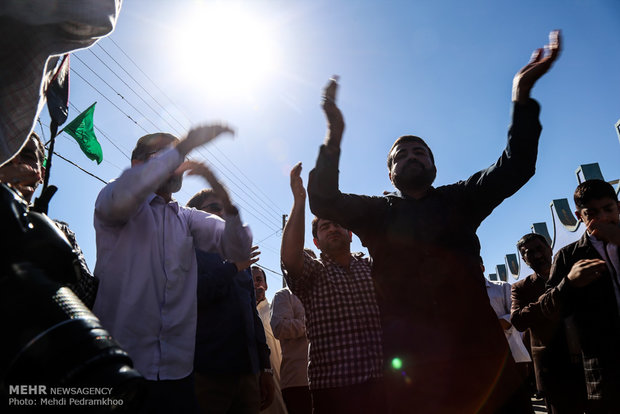 بازگشت پیکر شهید سید فاضل موسوی از خاک سوریه