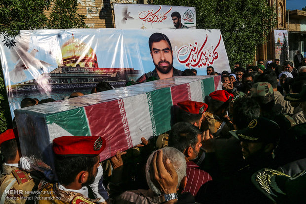 بازگشت پیکر شهید سید فاضل موسوی از خاک سوریه