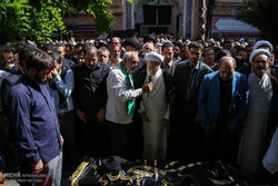 مراسم تشییع حجت الاسلام حسینی