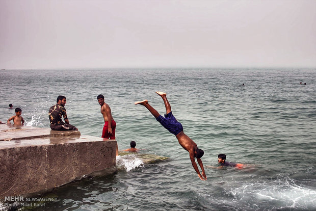 صيف الخليج الفارسي في جنوب ايران
