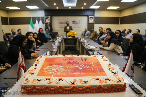 Celebrating 14th birthday anniversary of Mehr News Agency