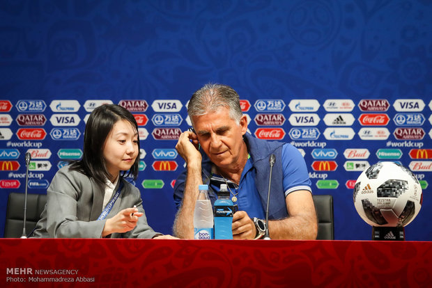 Carlos Queiroz presser