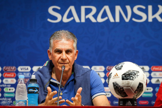 Carlos Queiroz presser