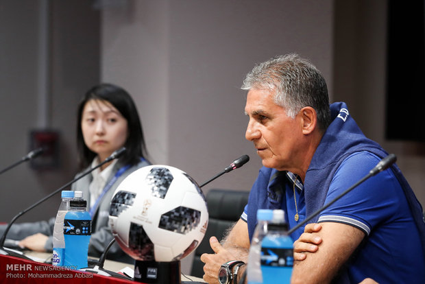 Carlos Queiroz presser