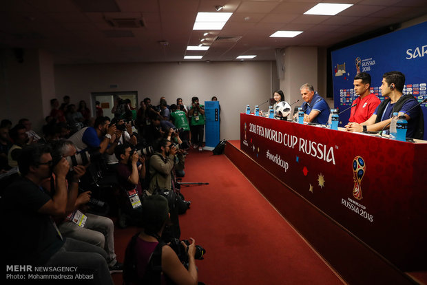 Carlos Queiroz presser