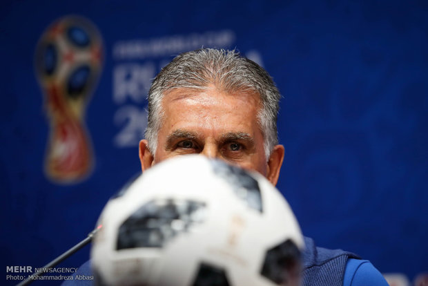 Carlos Queiroz presser