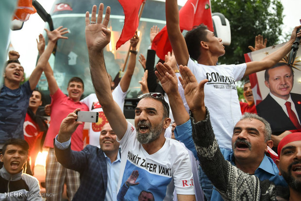 پیروزی اردوغان در انتخابات ترکیه‎