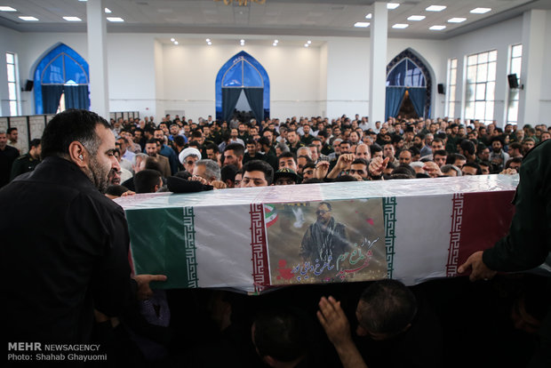 وداع با شهید دایی پور در دانشگاه افسری امام حسین(ع)