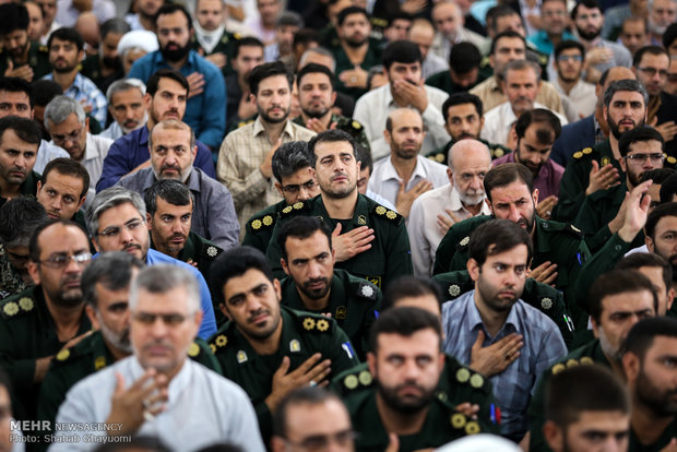 وداع با شهید دایی پور در دانشگاه افسری امام حسین(ع)