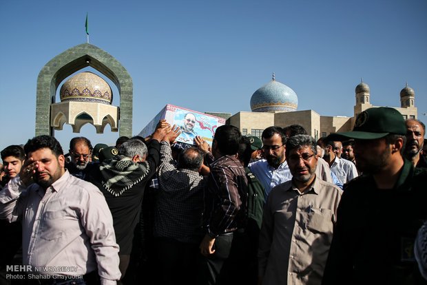 وداع با شهید دایی پور در دانشگاه افسری امام حسین(ع)