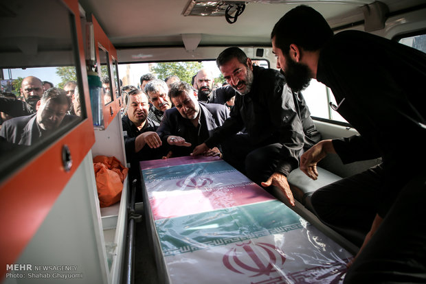 وداع با شهید دایی پور در دانشگاه افسری امام حسین(ع)