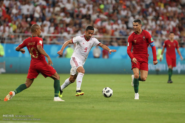روس میں ایران اور پرتگال کے درمیان میچ 1- 1 گول سے برابر رہا