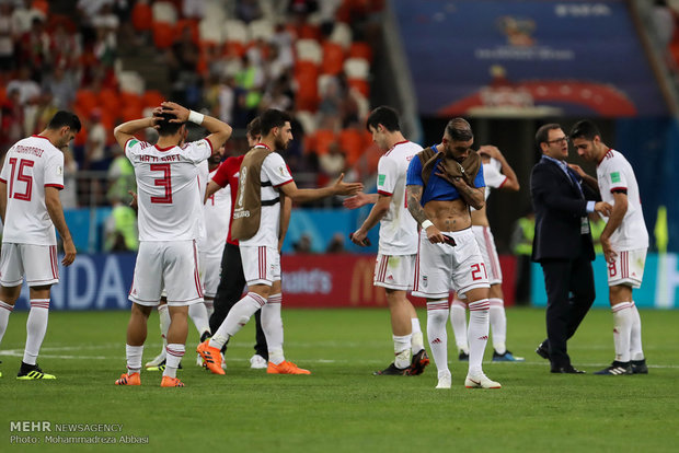 وداع المنتخب الوطني الايراني مع مونديال روسيا 2018 