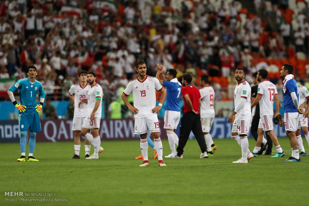 وداع المنتخب الوطني الايراني مع مونديال روسيا 2018 