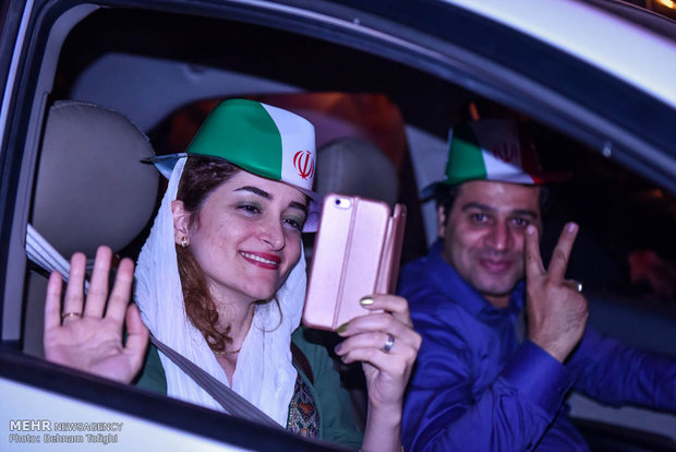 Iran-Portugal draw brings crowds to Tehran streets