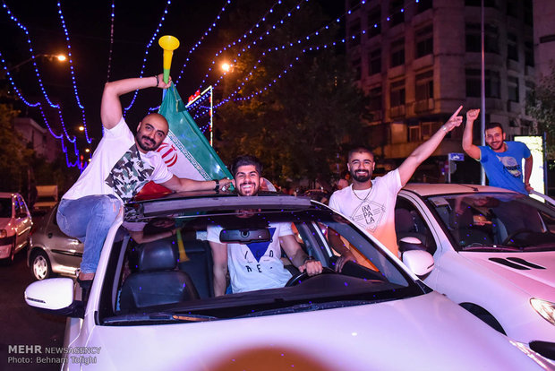 Iran-Portugal draw brings crowds to Tehran streets