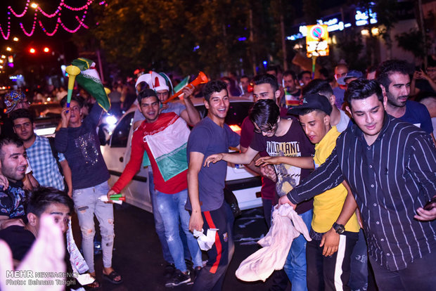 Iran-Portugal draw brings crowds to Tehran streets