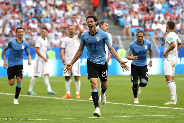 برد اروگوئه مقابل پرتغال در نیمه نخست