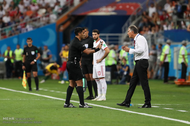 دیدار تیمهای ایران و پرتغال