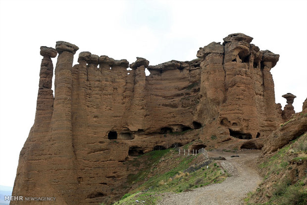 Behestan Castle in Zanjan Province