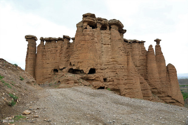 Behestan Castle in Zanjan Province