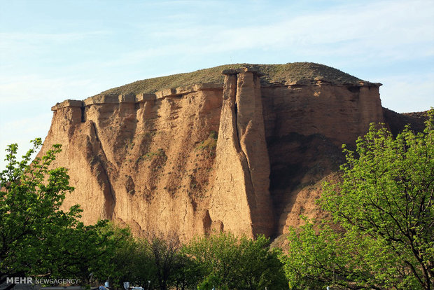 Behestan Castle in Zanjan Province