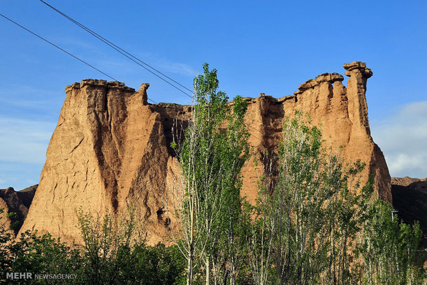 Behestan Castle in Zanjan Province