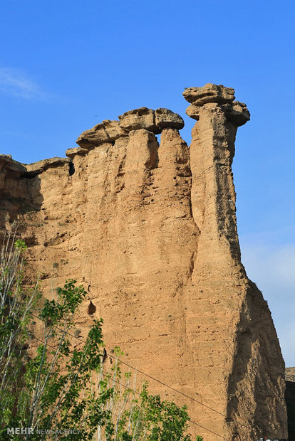 Behestan Castle in Zanjan Province