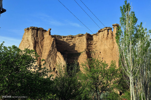 Behestan Castle in Zanjan Province