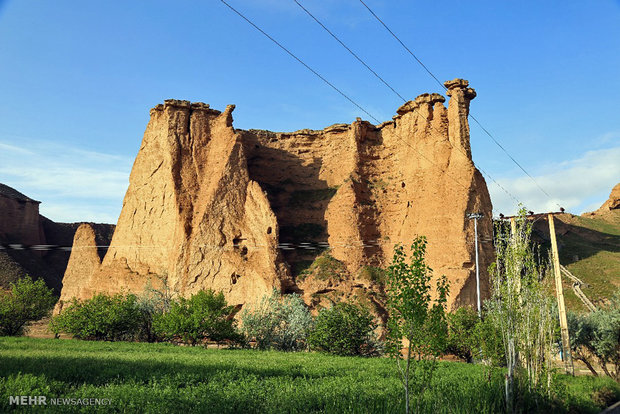 Behestan Castle in Zanjan Province