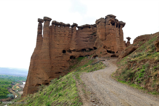 Behestan Castle in Zanjan Province