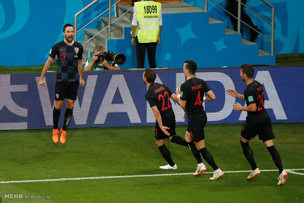 دیدار تیم های ملی فوتبال ایسلند و کرواسی‎