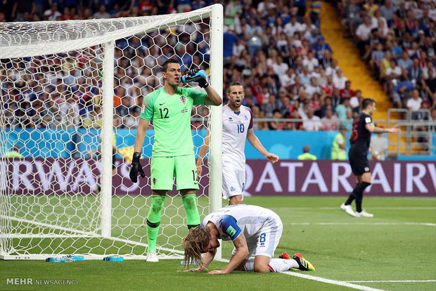 دیدار تیم های ملی فوتبال ایسلند و کرواسی‎