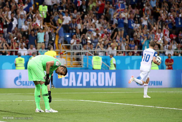 دیدار تیم های ملی فوتبال ایسلند و کرواسی‎