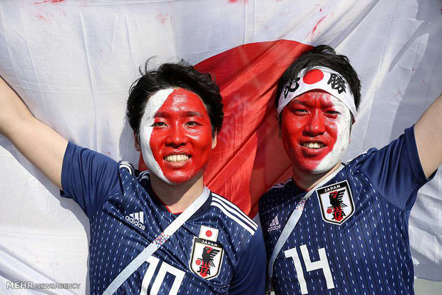 دیدار تیم های ملی فوتبال ژاپن و لهستان