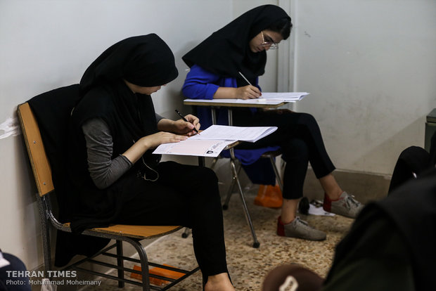 Fierce competition: Iran’s university entrance exam held 